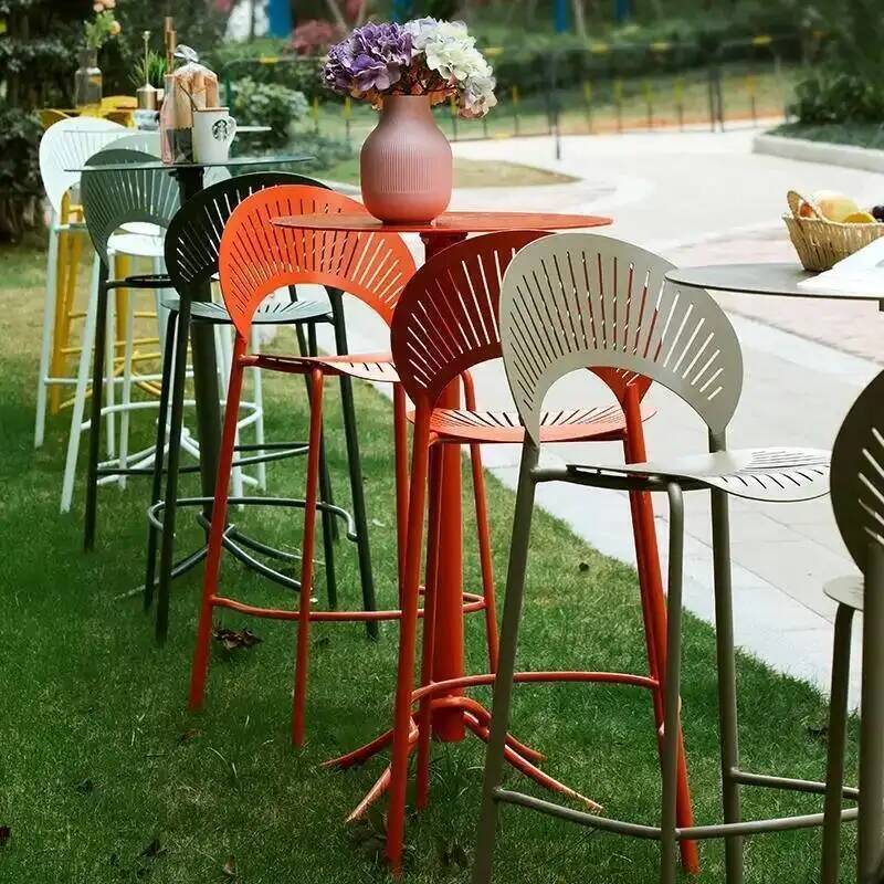 Outdoor Furniture Yellow - Novo amarelo industrial bancos de barra
