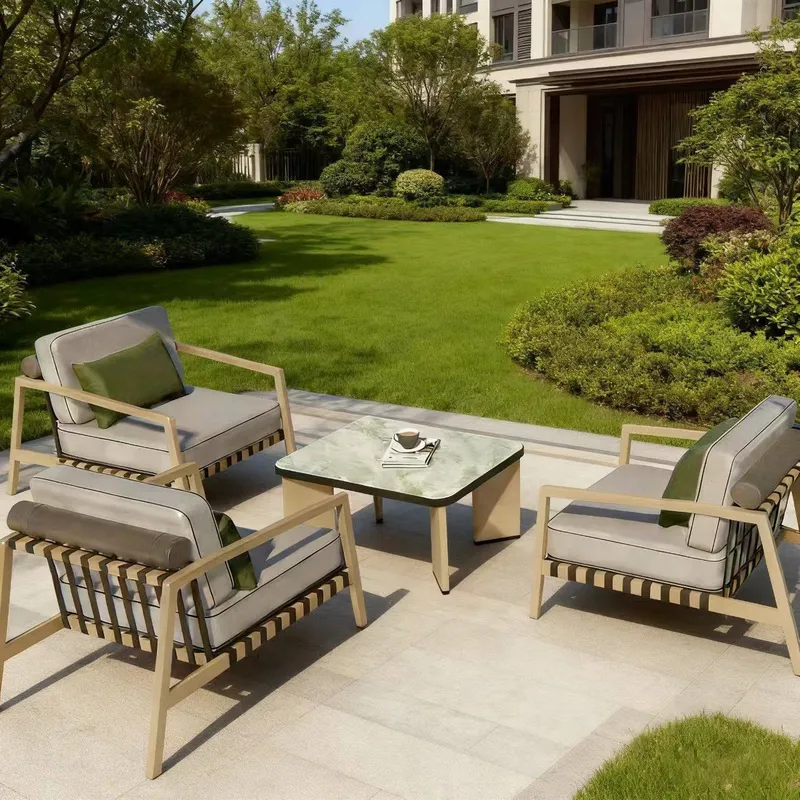 Rattan Lounge Set - Conjunto de Móveis de Rattan Nórdico