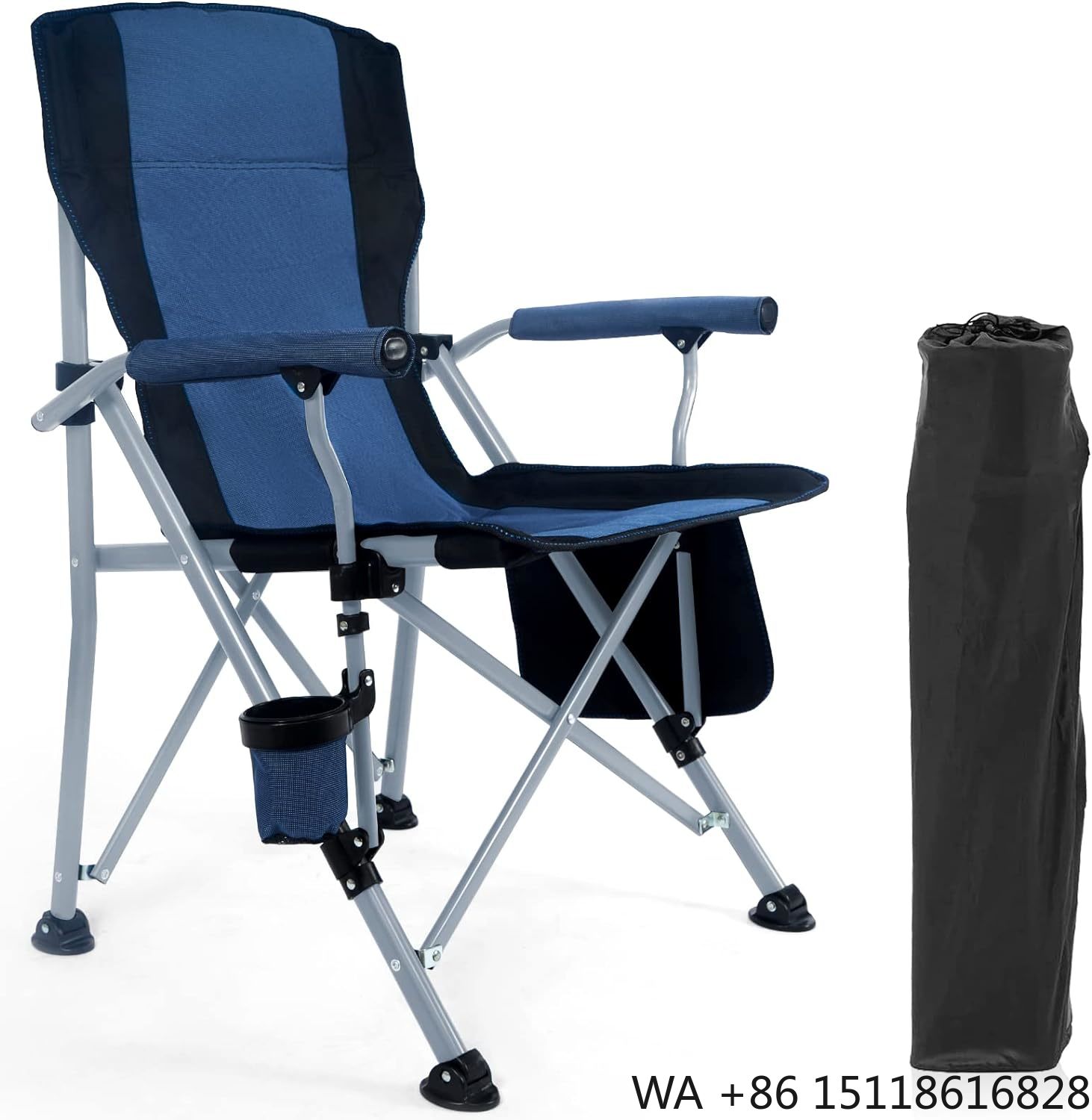 Outdoor Furniture Recliner Set - Cadeira de Praia Portátil e Dobrável