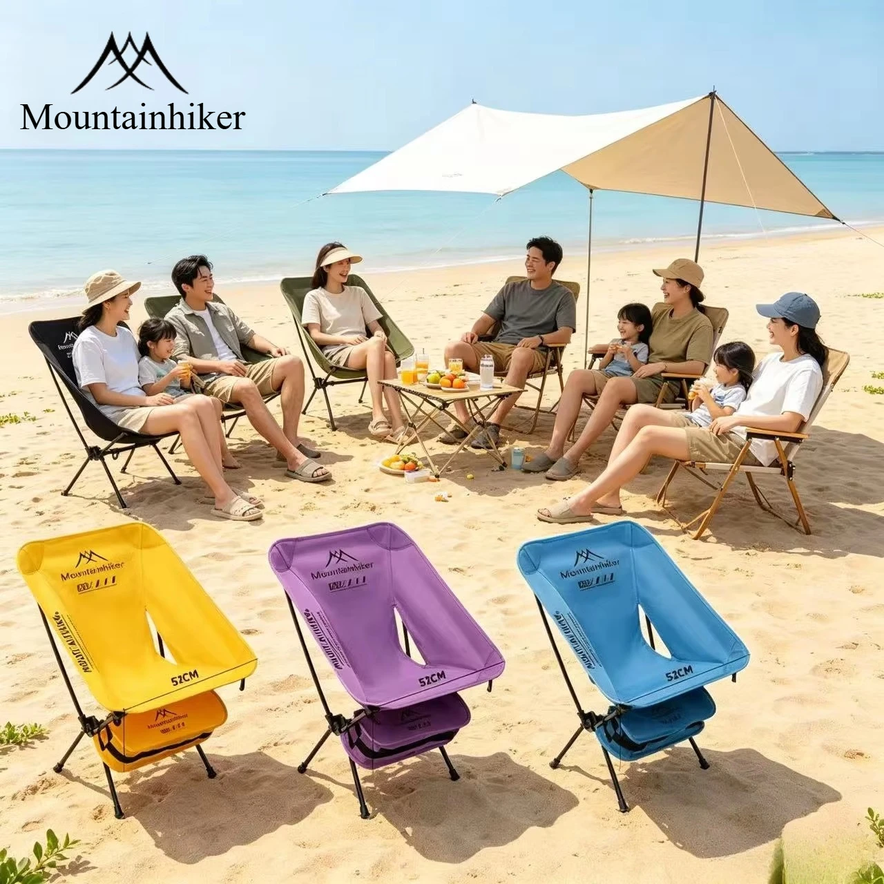 Outdoor Furniture Yellow - Cadeira Dobrável Ultra Leve em Liga