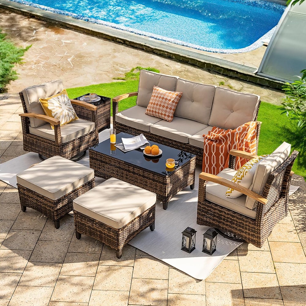Outdoor Furniture Material - Conjuntos de móveis de pátio de