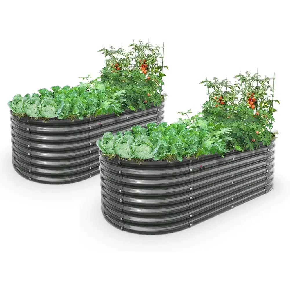Planter Raised Metal - Canteiros Elevados de Metal Galvanizado Grandes