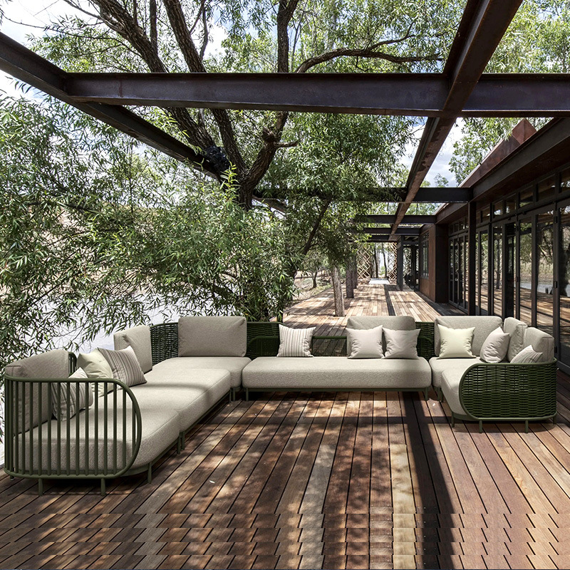 Rattan Lounge Set - # Conjunto de Sofá de Luxo