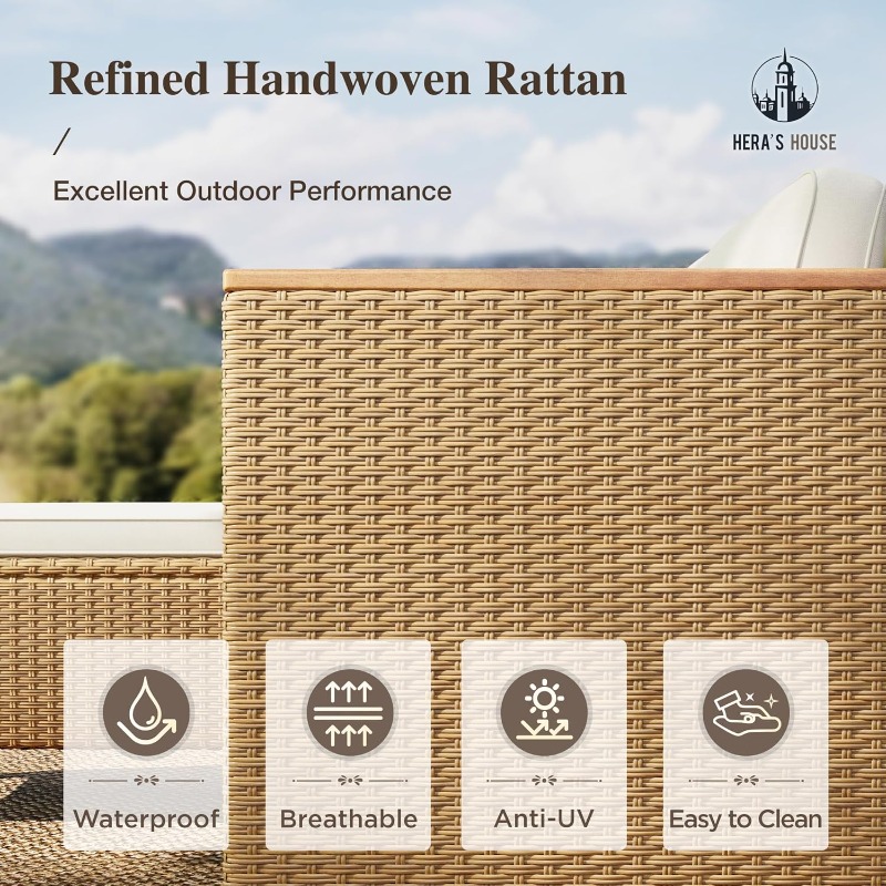 Conjunto de Móveis para Pátio  - Outdoor Furniture Yellow avaliação e preço