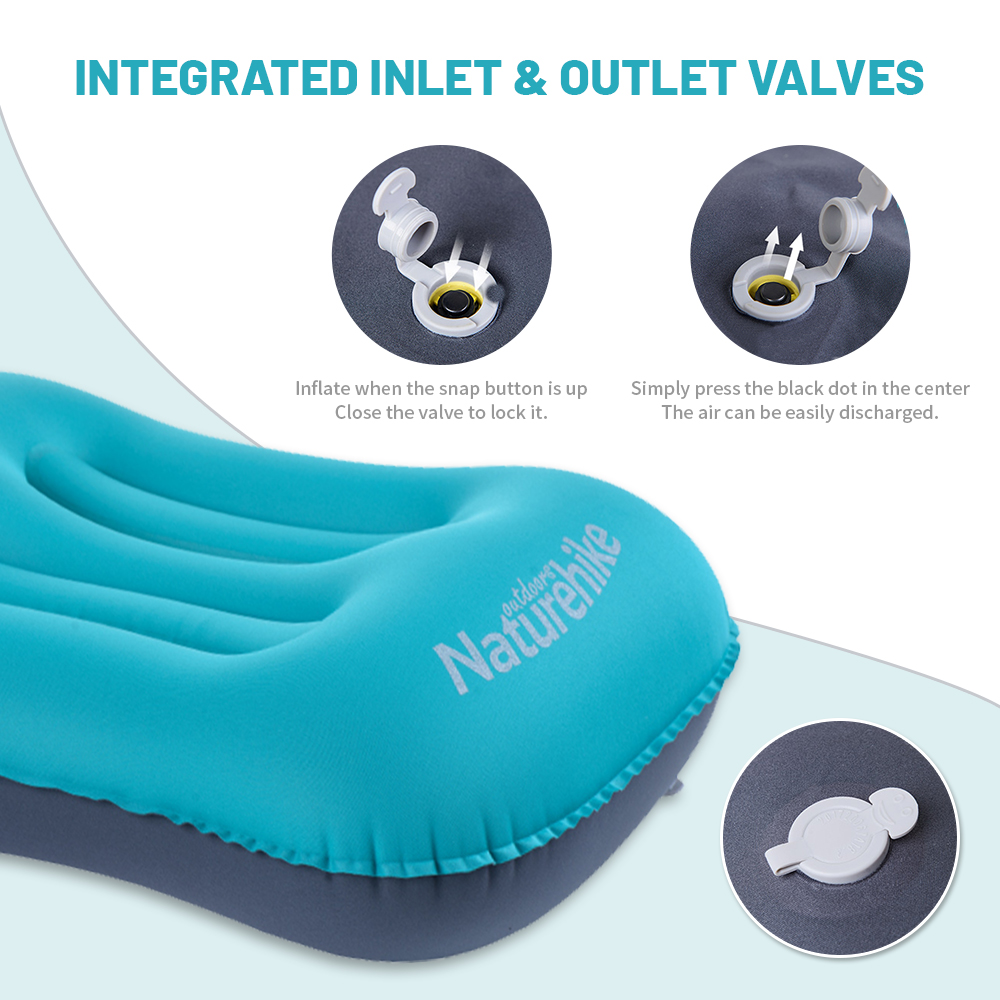Naturehike travesseiros infláv - Outdoor Furniture Pillows avaliação e preço