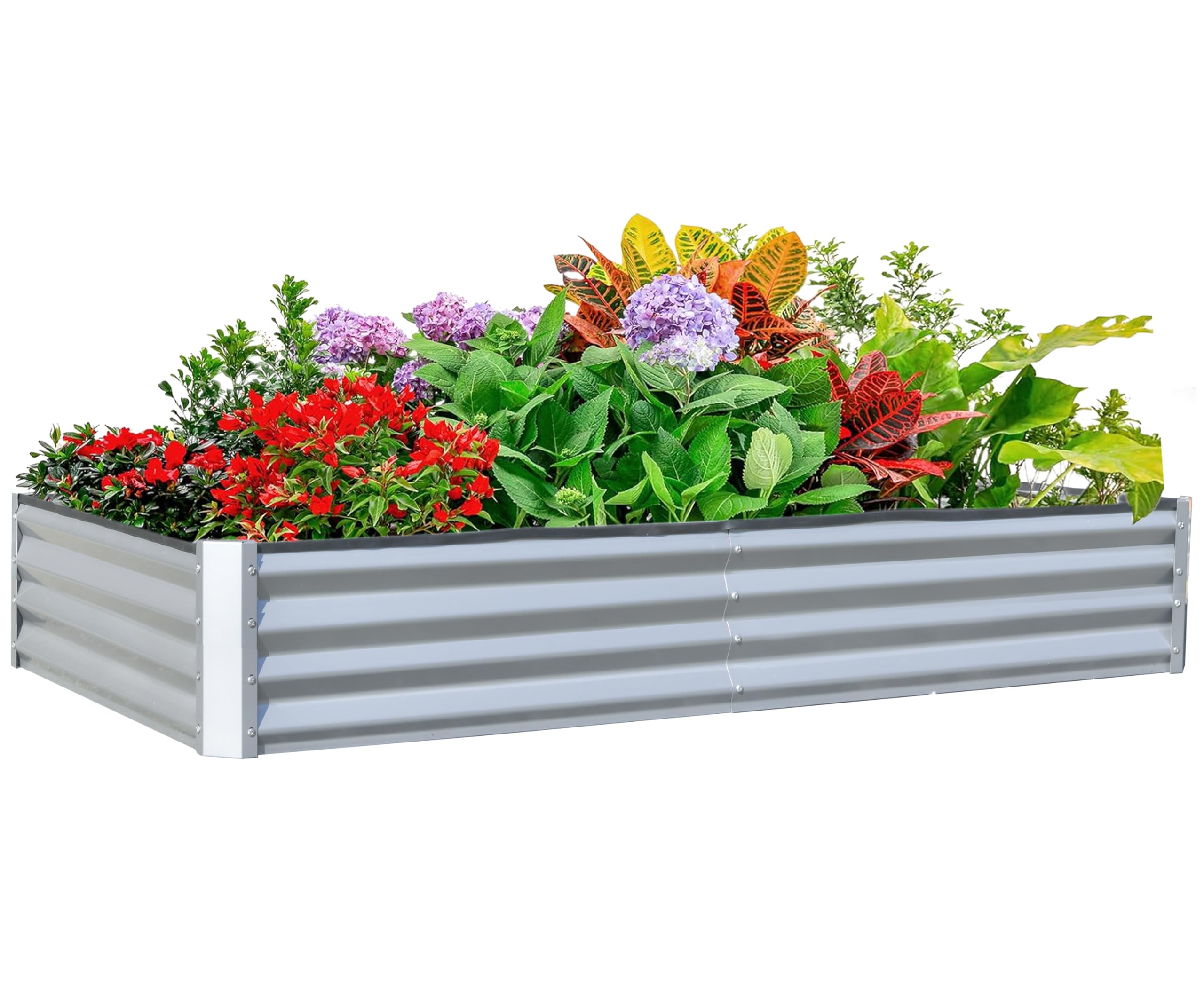 Canteiro Elevado Galvanizado 6 - Planter Raised Metal avaliação e preço
