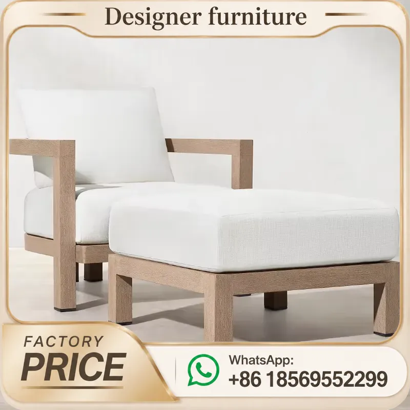 Conjunto de sofá de madeira te - Outdoor Furniture Hotel avaliação e preço