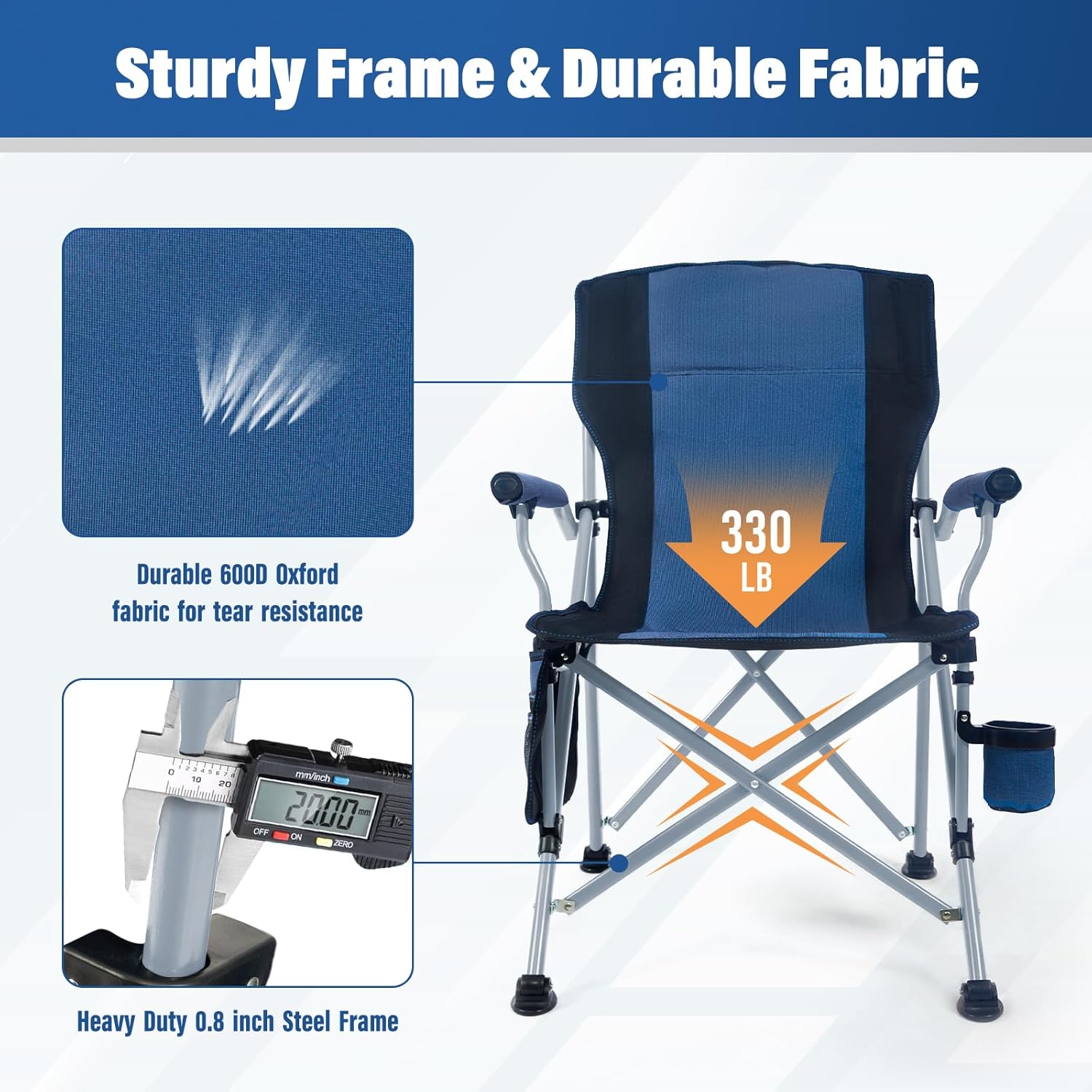 Cadeira de Camping Portátil e  - Outdoor Furniture Recliner Set avaliação e preço