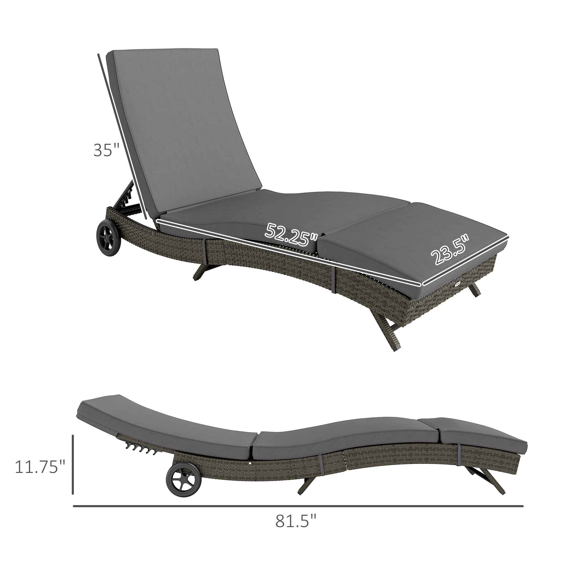 Cadeira de Descanso Reclinável - Rattan Lounge Set avaliação e preço