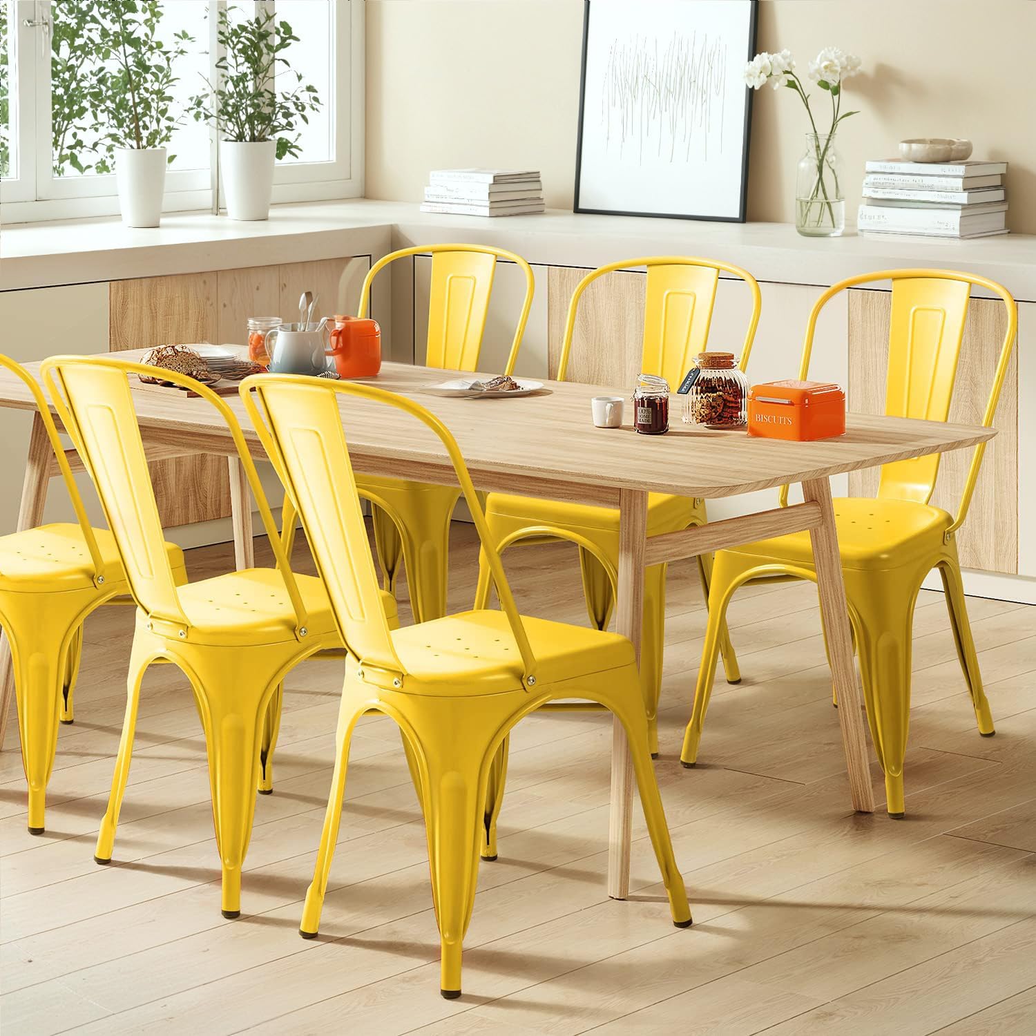 Conjunto de 4 cadeiras de jant - Outdoor Furniture Yellow avaliação e preço