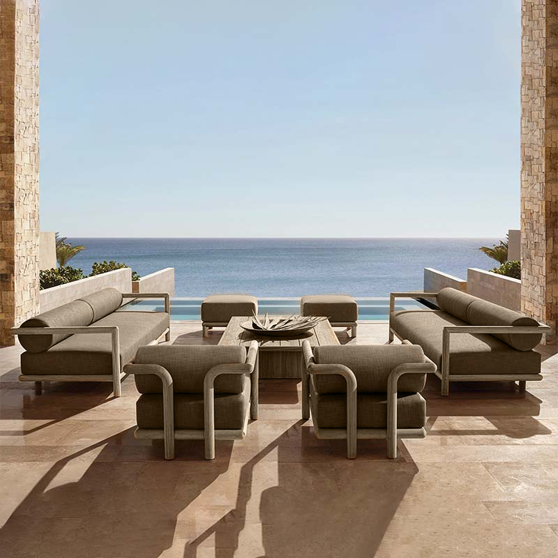 Conjunto de sofás de jardim pa - Outdoor Furniture Luxury avaliação e preço