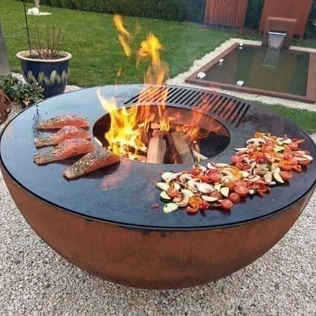 Churrasqueira Grande a Lenha e - Fire Pit Bowl avaliação e preço