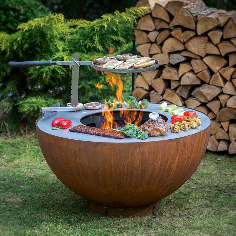 Churrasqueira Grande a Lenha e - Fire Pit Bowl avaliação e preço