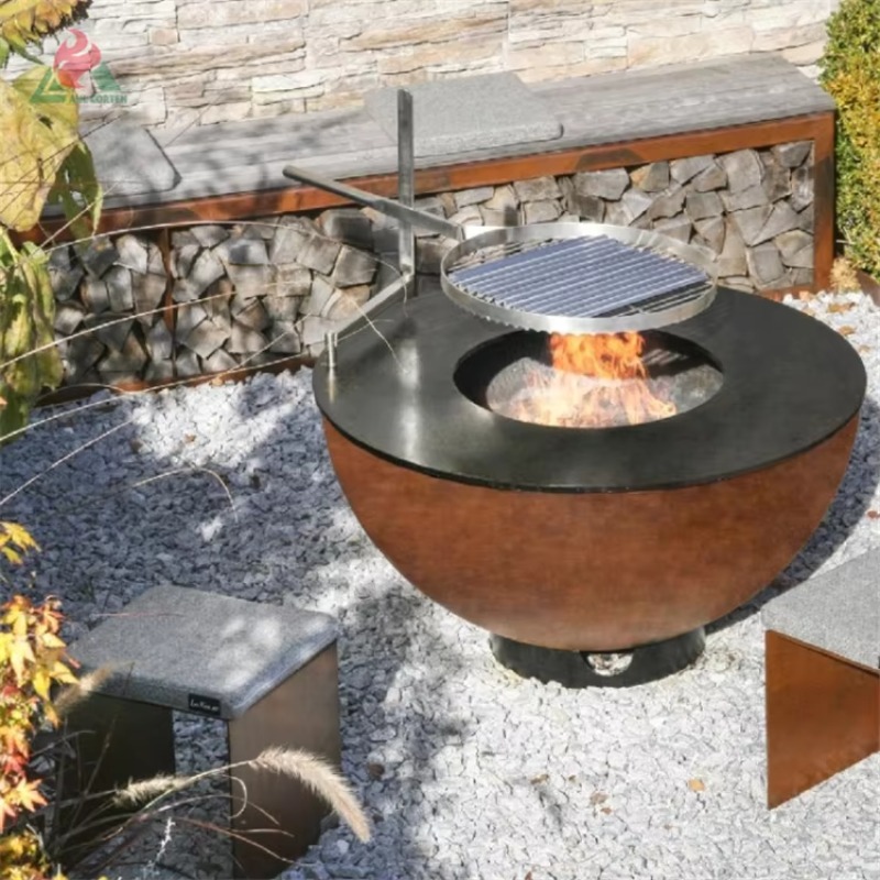Churrasqueira Grande a Lenha e - Fire Pit Bowl avaliação e preço