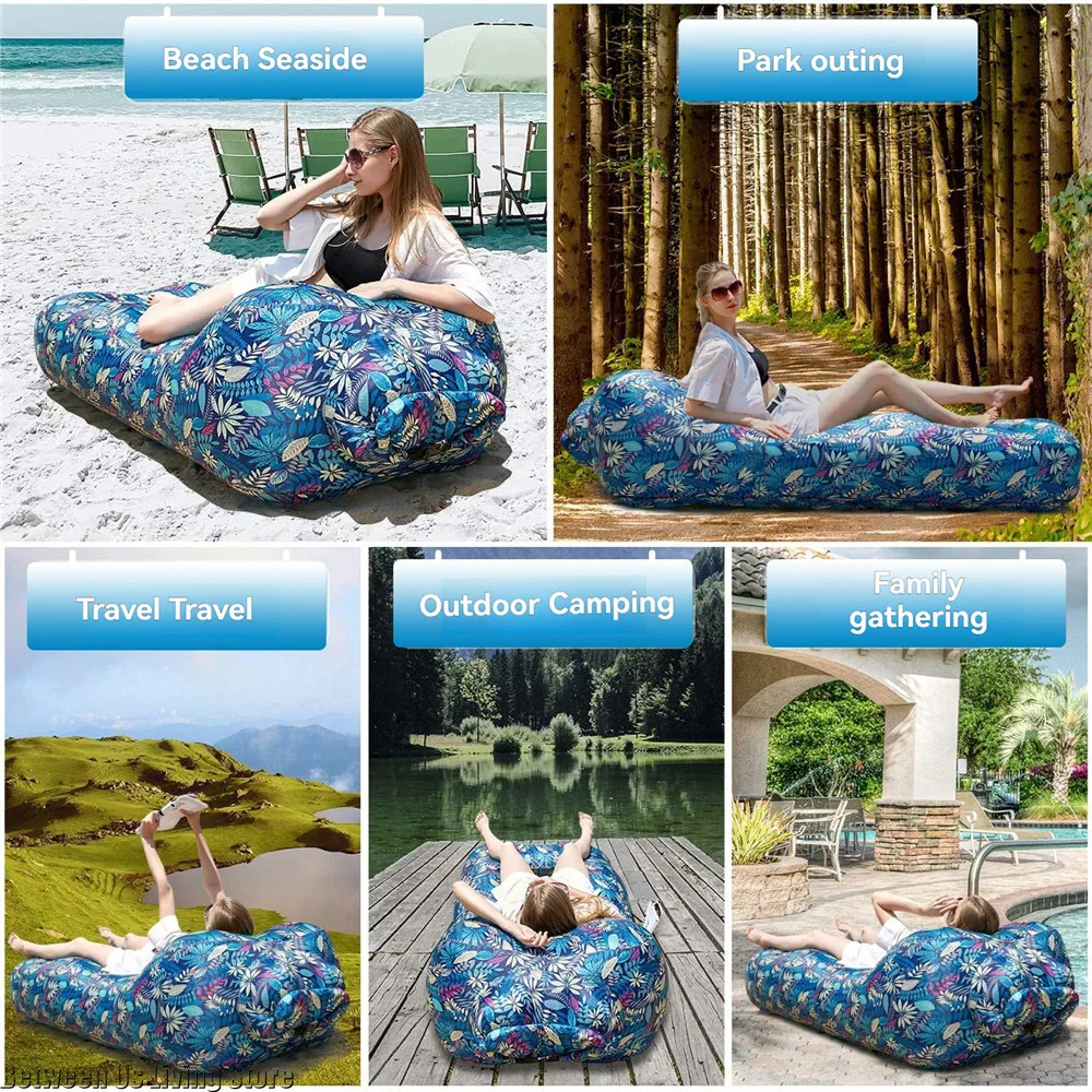 Sofá-cama inflável de luxo – d - Outdoor Furniture Luxury avaliação e preço