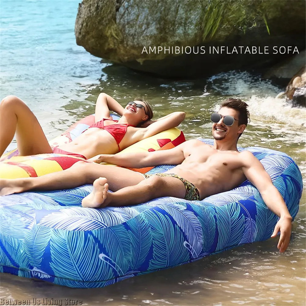 Sofá-cama inflável de luxo – d - Outdoor Furniture Luxury avaliação e preço