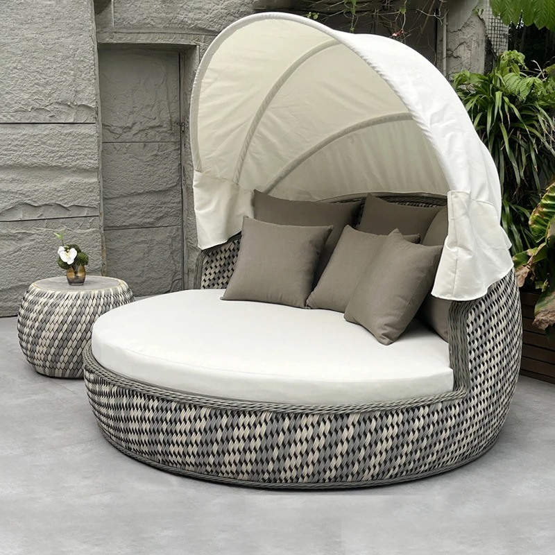 Espreguiçadeira Redonda Anti-U - Rattan Lounge Set avaliação e preço