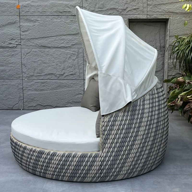 Espreguiçadeira Redonda Anti-U - Rattan Lounge Set avaliação e preço