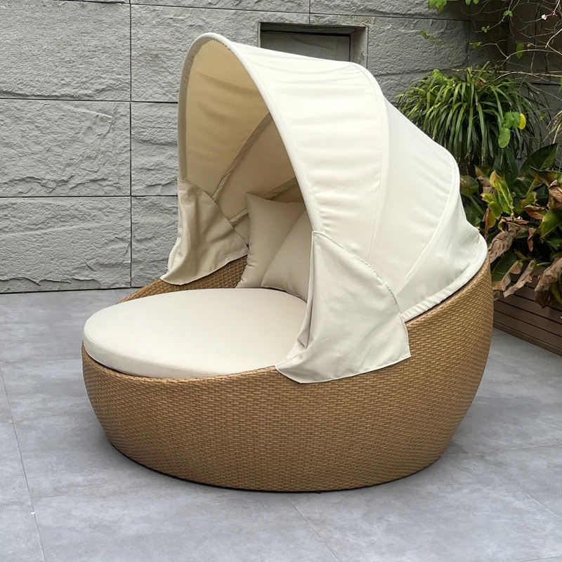 Espreguiçadeira Redonda Anti-U - Rattan Lounge Set avaliação e preço