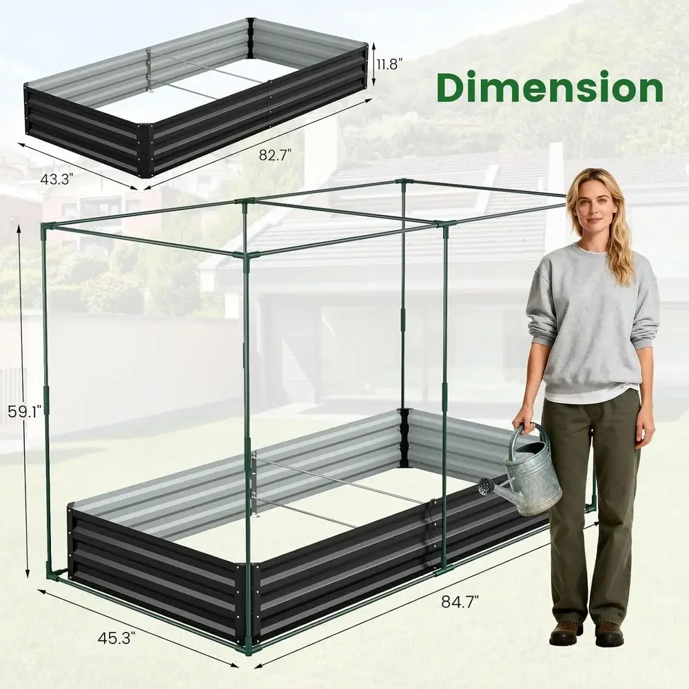 Canteiro Elevado com Vaso de M - Planter Raised Metal avaliação e preço