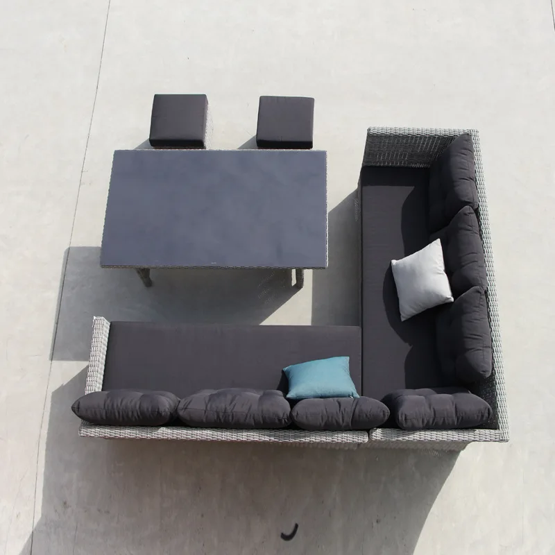 Conjunto de Sofá Lounge de Vim - Rattan Lounge Set avaliação e preço