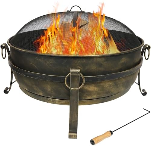 Fogueira Grande de Aço de 34 P - Fire Pit Bowl avaliação e preço