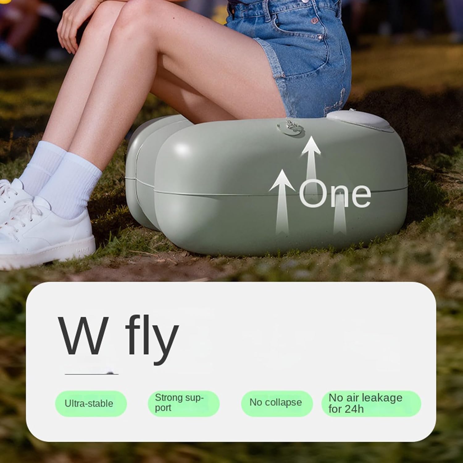 Cadeira Inflável Portátil para - Outdoor Furniture Material avaliação e preço