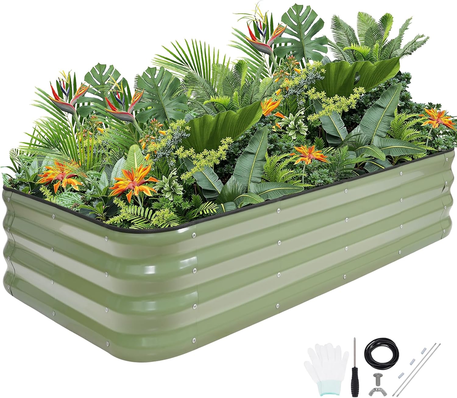 Canteiro Elevado e Caixa de Pl - Planter Raised Metal avaliação e preço
