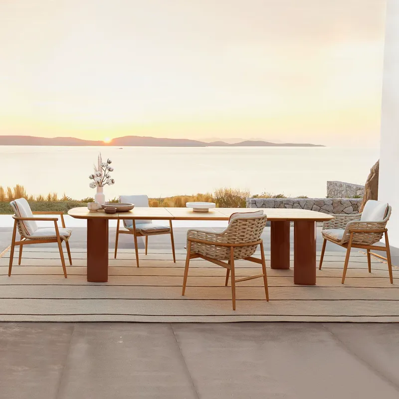 Conjunto de Mesa e Cadeiras de - Outdoor Furniture Hotel avaliação e preço