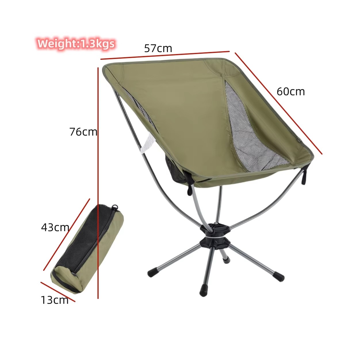 Cadeira de Camping Portátil e  - Outdoor Furniture Recliner Set avaliação e preço