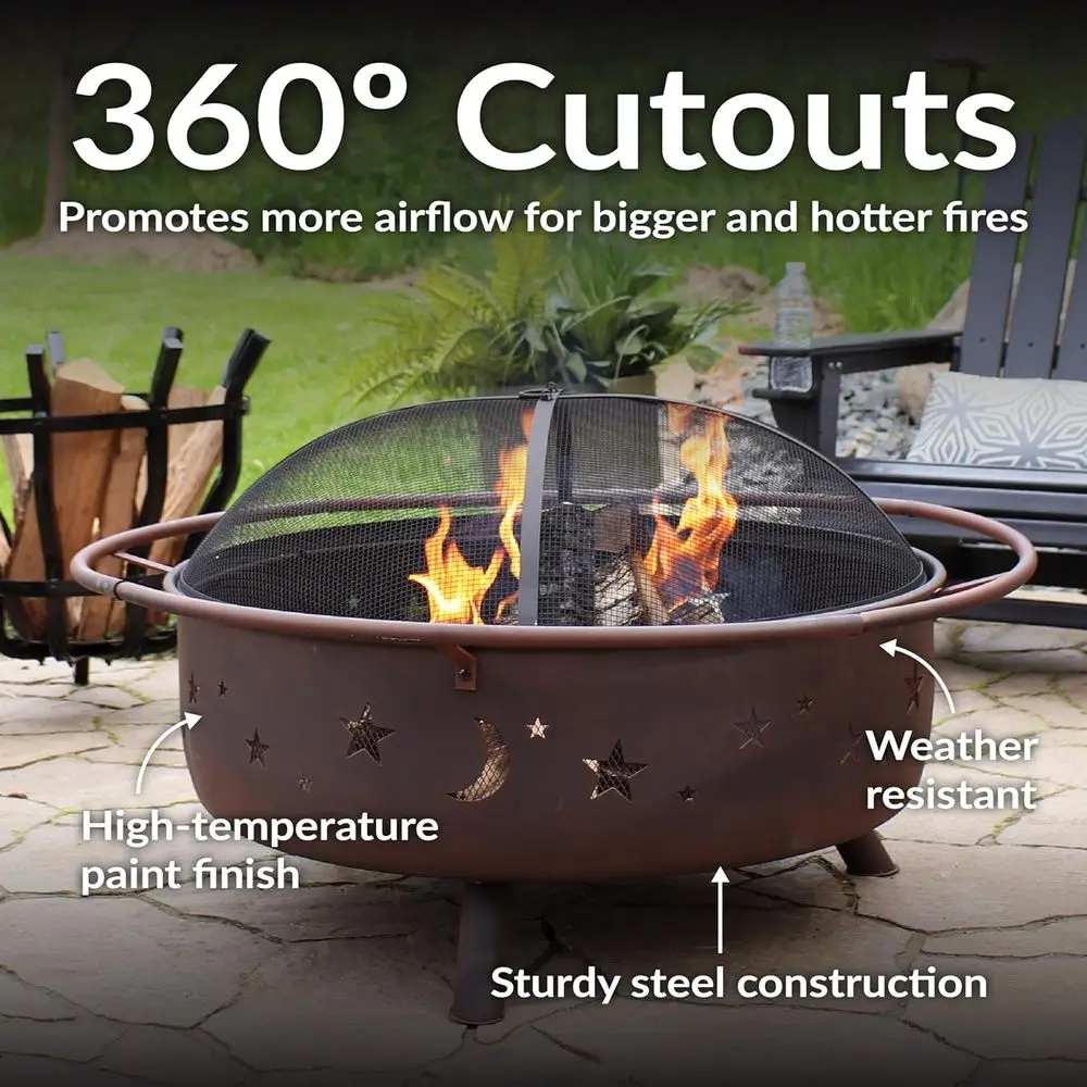 Fogueira Externa a Lenha de 42 - Fire Pit Bowl avaliação e preço