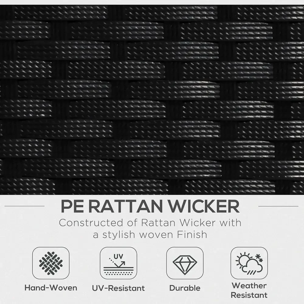 Conjunto de Sofá de Rattan Azu - Rattan Lounge Set avaliação e preço