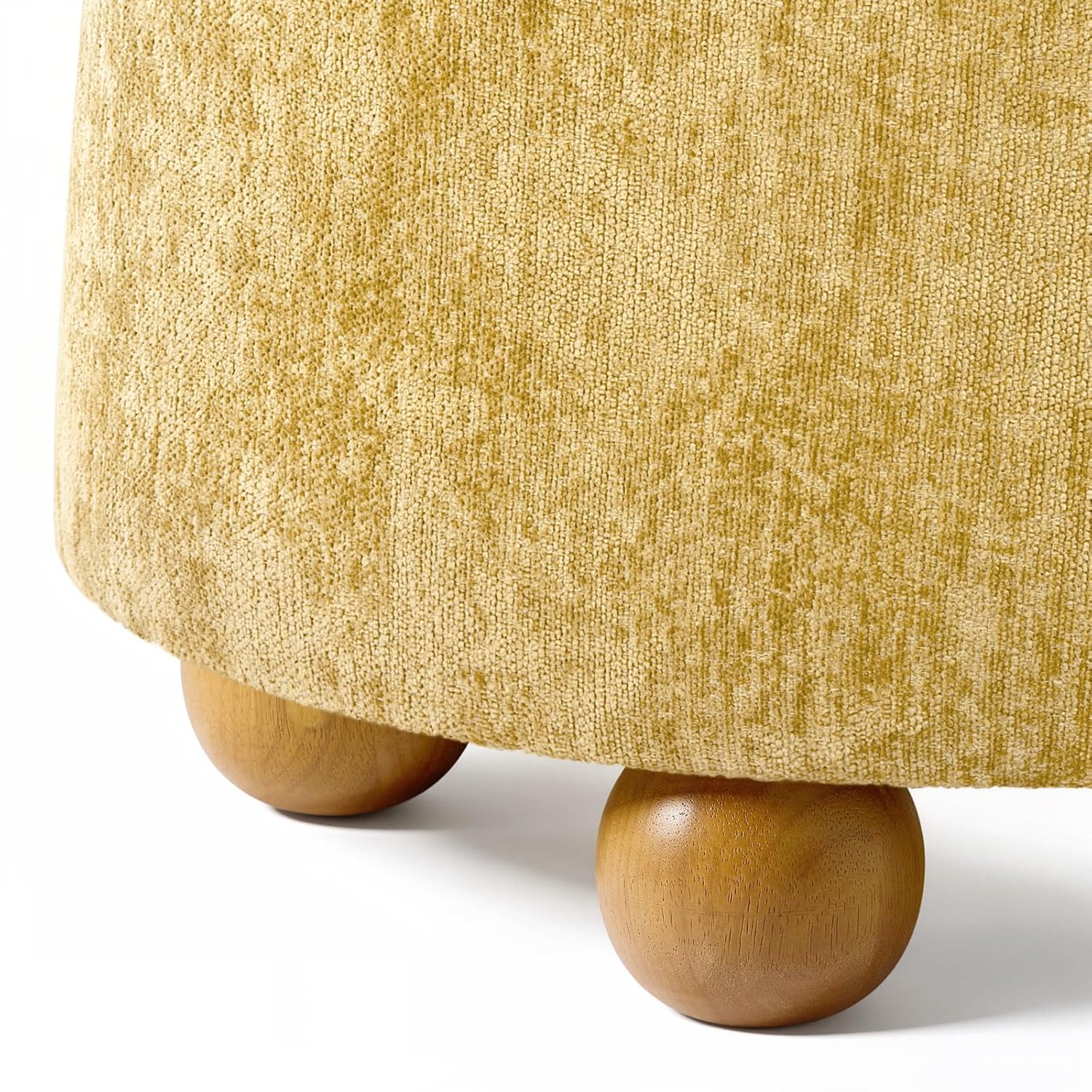 Puff Redondo Cônico de Madeira - Outdoor Furniture Yellow avaliação e preço