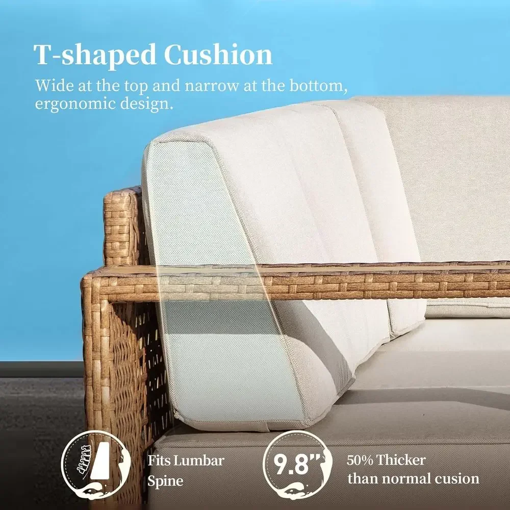 Sofá Seccional em L para Exter - Outdoor Furniture Yellow avaliação e preço
