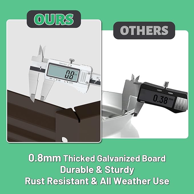 Canteiro Elevado Galvanizado 8 - Planter Raised Metal avaliação e preço