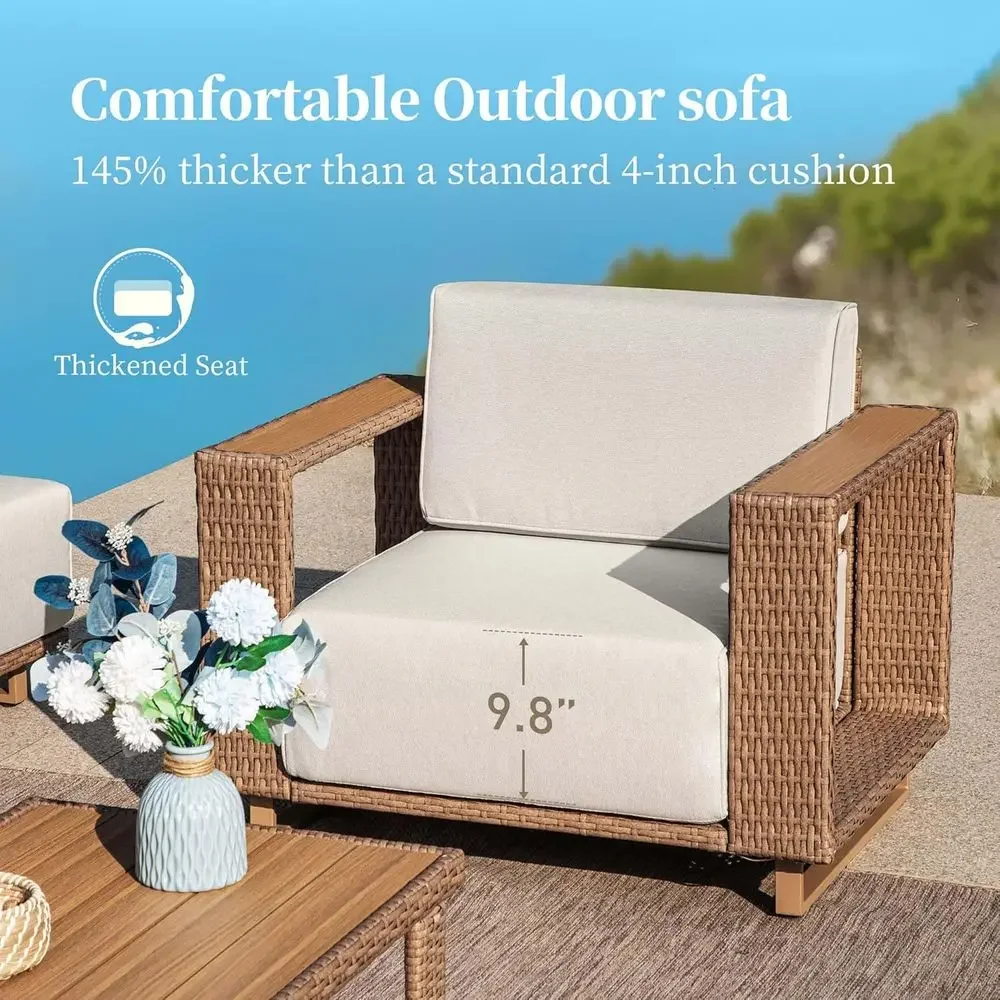 Sofá Seccional em L para Exter - Outdoor Furniture Yellow avaliação e preço