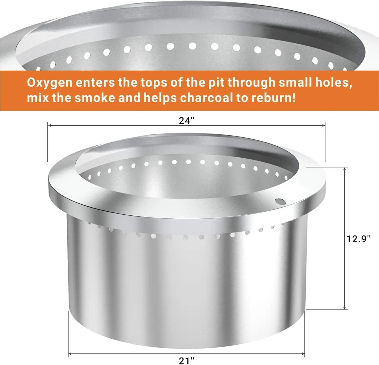 Lareira Externa Sem Fumaça de  - Fire Pit Bowl avaliação e preço