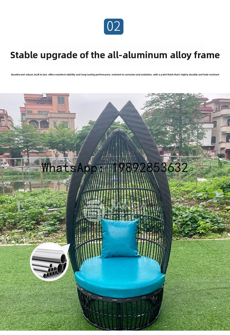 Ao ar livre criativo rattan te - Rattan Lounge Set avaliação e preço