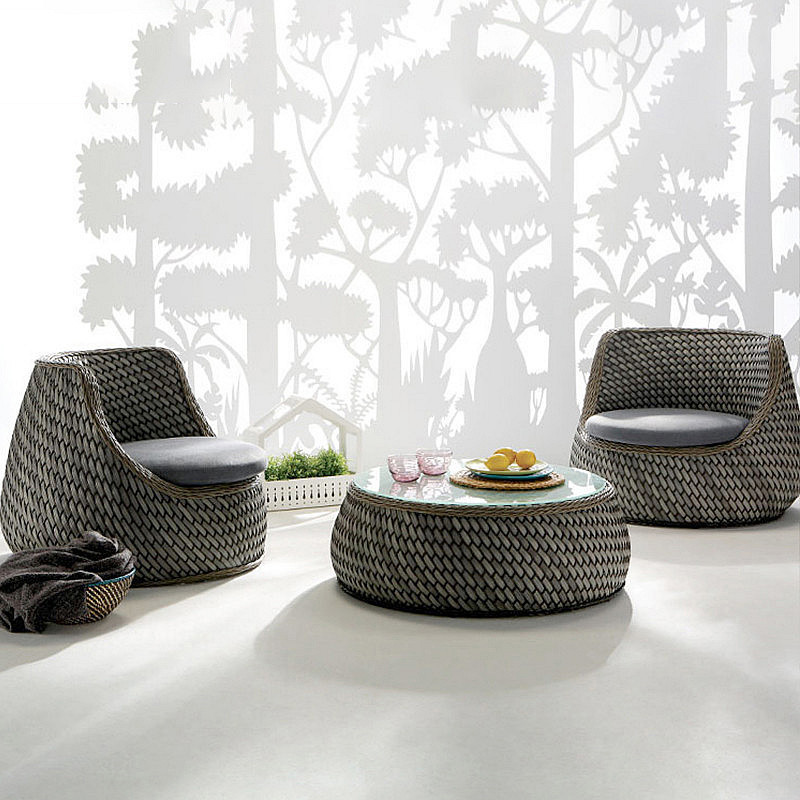 Conjuntos de móveis de jardim  - Rattan Lounge Set avaliação e preço