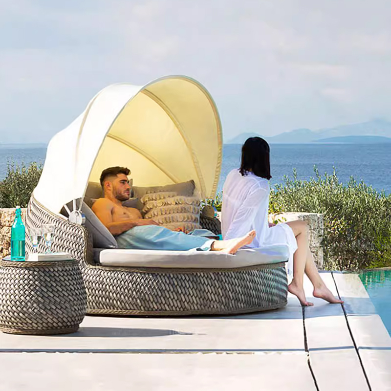 Conjuntos de móveis de jardim  - Rattan Lounge Set avaliação e preço
