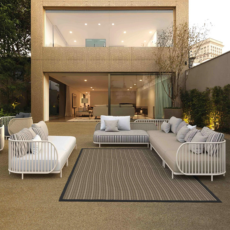 # Conjunto de Sofá de Luxo Mod - Rattan Lounge Set avaliação e preço