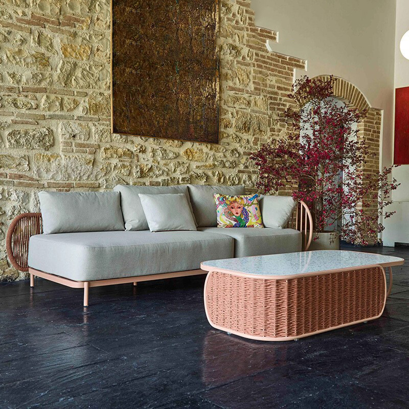 # Conjunto de Sofá de Luxo Mod - Rattan Lounge Set avaliação e preço